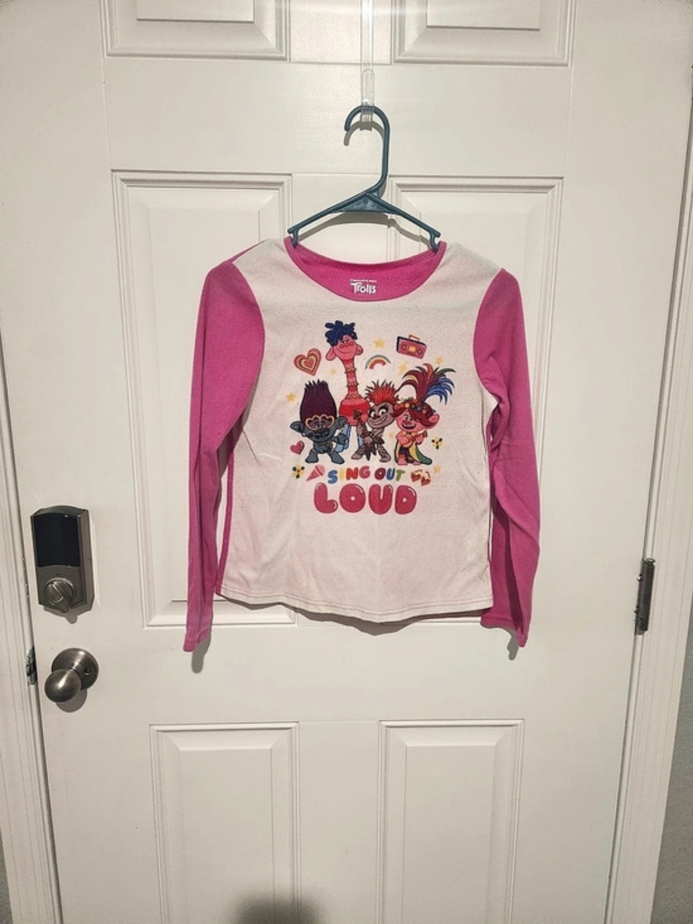 DreamWorks Trolls World Tour Long Sleeve Graphic Tee Girls 10/12